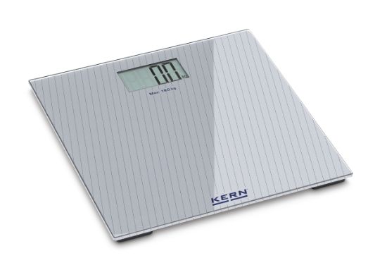 Kern Bathroom Scale, 180 kg, 0.1 kg, Elegant Look Combined with Large, Flat Glass Weighing Plate_2044660