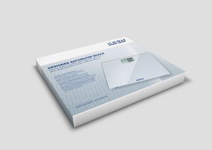 Kern Bathroom Scale, 250 kg, 0.1 kg, Elegant Look Combined with Large, Flat Glass Weighing Plate_2044662