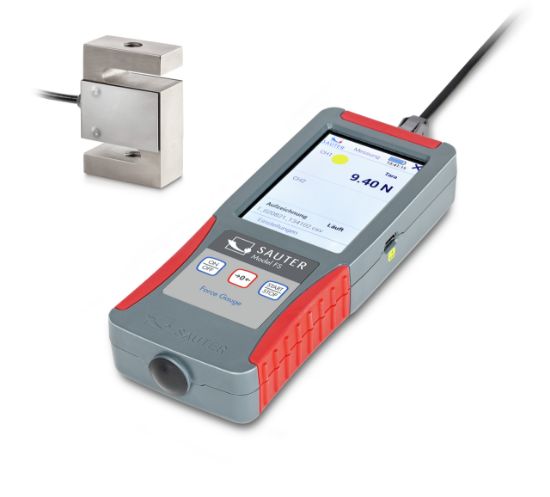 Kern Force Measuring Device Set, 100 kN; 20 N, Ready-Assembled Set with Premium Force Gauge and External "S" Measuring Cell for Tensile and Compressive Force Measurements_2044690
