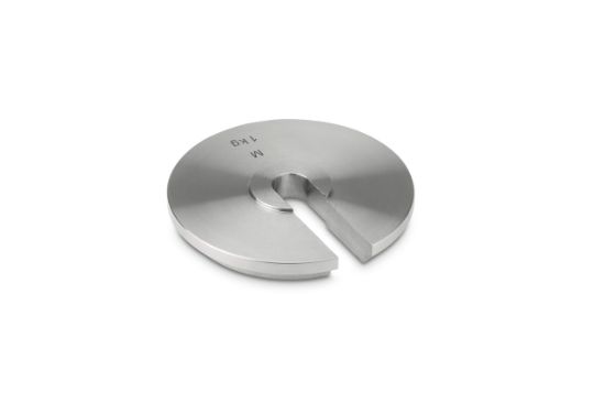 Test weight (OIML Class M1, Nominal value 1 kg, Slot weight (Type B), stainless steelfine turned)_2246533