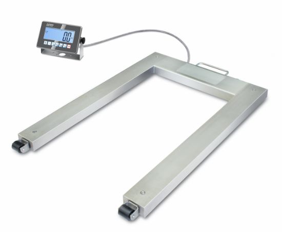 Pallet scale - stainless steel, Weighing range 1500 kg, Readout 0.5 kg_2246841