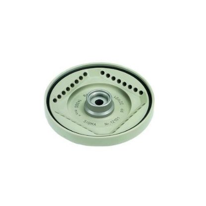 Sigma Polypropylene Angle Rotor for 4 PCR-Strips of 8 x 0.2 ml Tubes, Incl. Polysulfone Lid 17930, Suitable for 1-16, 1-16K_1250156