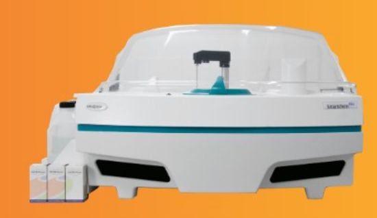 AMS Smartchem 450 Fully Automated Discrete Chemistry Analyzer with Reusable Optical Glass Cuvettes and 100 Sample Configuration, Up to 450 Tests per Hour, Includes Reagent Cooler and Touch Screen PC with Windows License and Smartchem Software_1926816