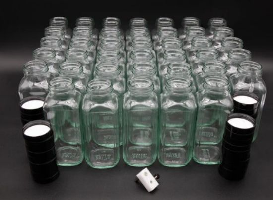 Glass Collection Bottles (40 Square 480 mL)_1891728
