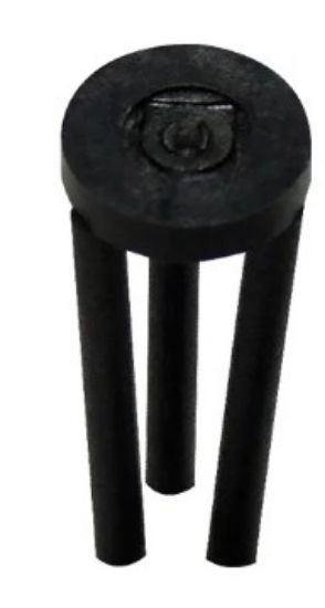 Sinker, 3 Prong Metallic Core, Inert Plastic Coated, Magnetic_1696119