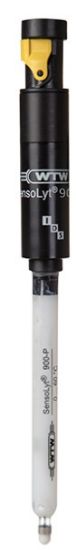 SensoLyt 900-P, Combined IDS pH electrode with polymer electrolyte and glass shaft, built-in temperature sensor, pressure resistant up to 10 bars. Electrode with waterproof plug head for connection to a MPP IDS or AS/IDS-x_1886277