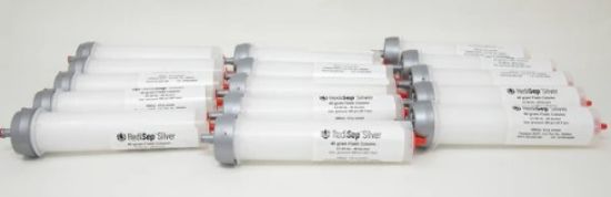 RediSep Silver Silica Gel Disposable Flash Columns (40 Gram) - Package of 15_1891411