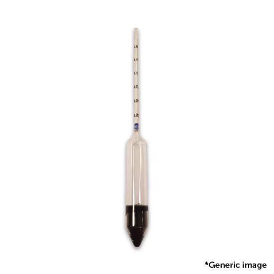 BS 718 Series L50SP Hydrometer at 15 °C Density Range: 0.700 to 0.750_1249143