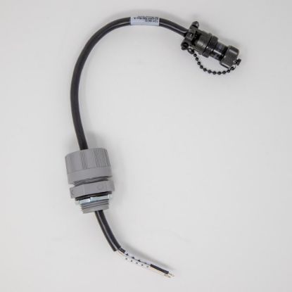 Teledyne ISCO DC Power Cable With Cord Grip Fitting, 1 Ft, For 12V DC Source, Includes Connector_1277070