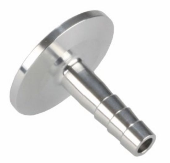 Vacuubrand, Small flange with hose nozzle, KF DN 25 / DN 8 mm, 20662516, aluminum, for tubing i.d. 8 mm_1668059