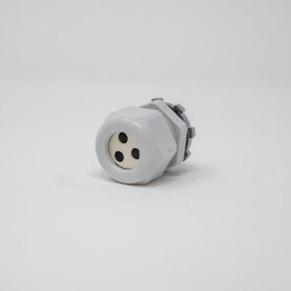 Teledyne Three-Hole Cord Grip Fitting, Cable Diameter 0.20–0.23 in (5.0–5.84 mm)_1277042