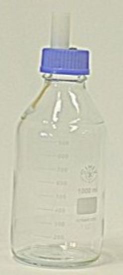 Clear 1 Litre Bottle with Cap Adapted for Use with Buret_1856264
