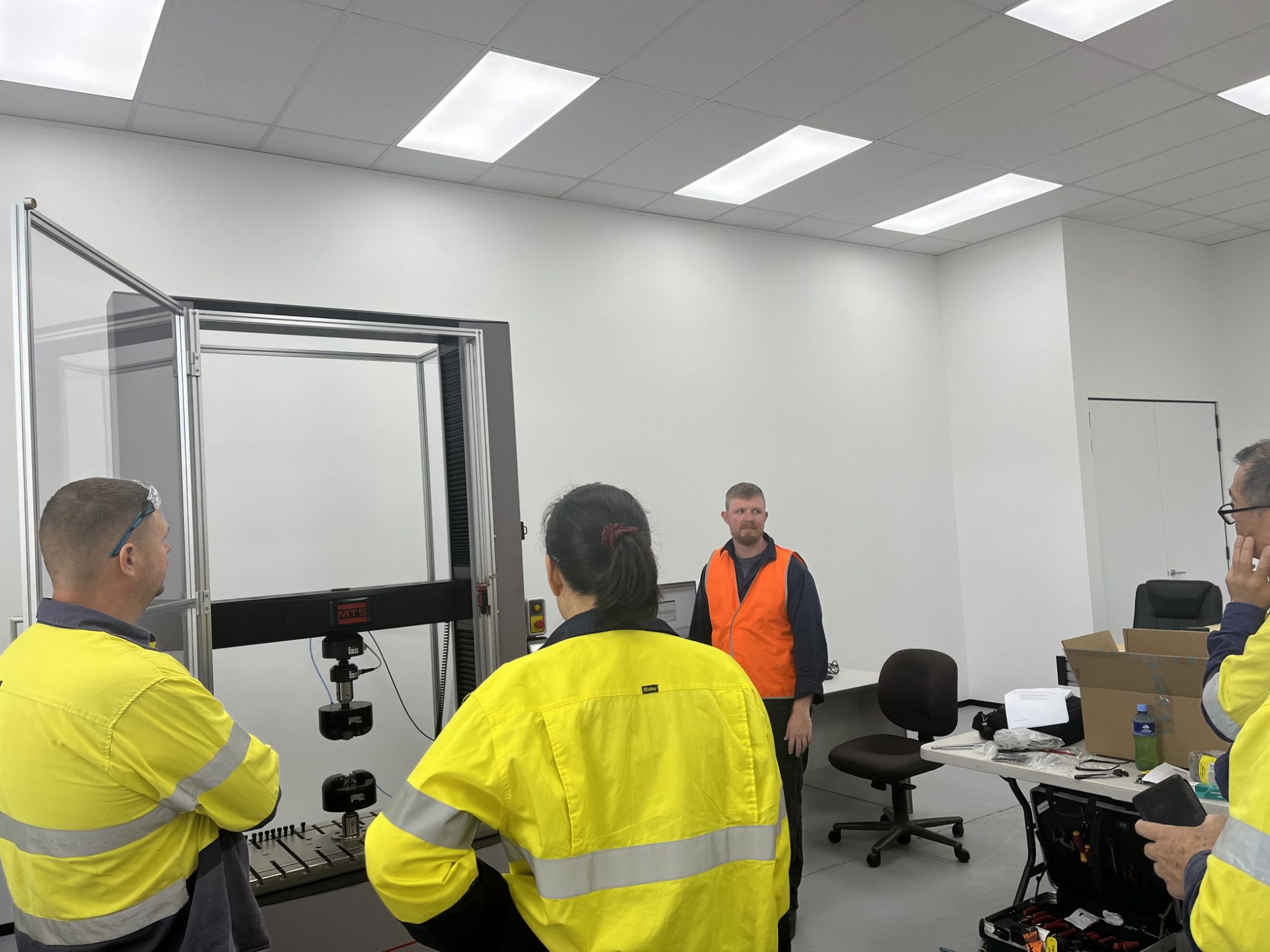Jack Kitching conducting basic user training at BlueScope Lysaght