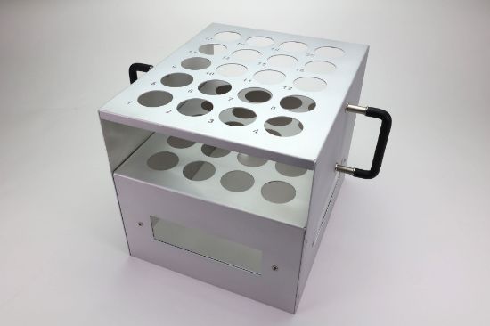 Gerhardt Kjeldatherm Insert Rack EB20, 20-Place, 250ml Tubes, with Heat Shield_1899801