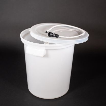 Teledyne 5-Gallon Pail-Type HDPE Sample Container With Lid and Full ...