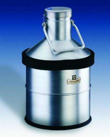 KGW Schieder Dewar Flask, Spherical for LN2, 10 L, Neck Diameter 65 mm_1240891