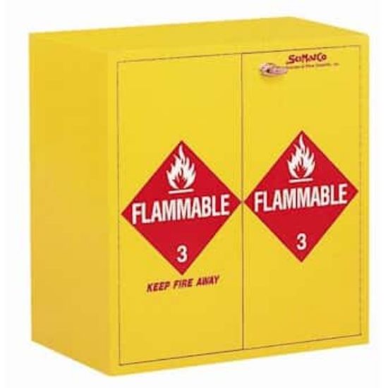 Kinesis SciMatCo SC8079 Flammables Cabinet, 24 Gallon, Self-Closing Doors_2083108