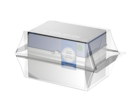 Gilson Capillary Pistons CP50ST Sterile, Pipette Tips, 20–50 μL, 86.1 mm, 576 Pack, Racked 96 x 6, Polypropylene, Polyester_1308632