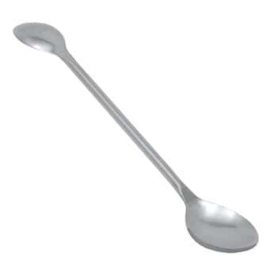 Cole-Parmer Essentials Double-Ended Spoon, 304 Stainless Steel, 0.5 mL ...