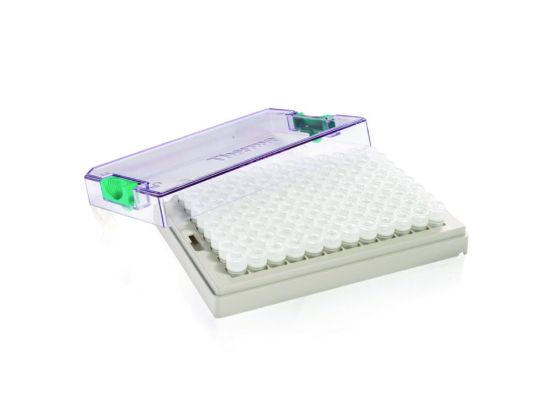 Tubes 1.0ml clear, w. 2D barcode and colorless screw cap, white patch, in latch box, pack of 5x96_1513232