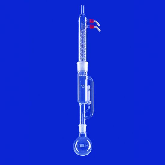 Soxhlet Extractors with Dimroth Condenser, Extractor ml 150 Condenser ...