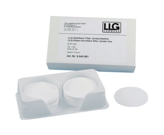 LLG-Glass microfibre filter 110mm 1.6 μm, binder free, pack of 100_1558825