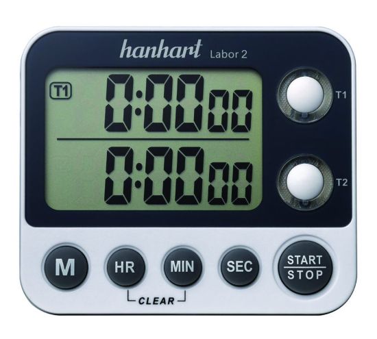 Laboratory Timer Labor 2 Time, date, countdown with signal 91x79x15 mm ...