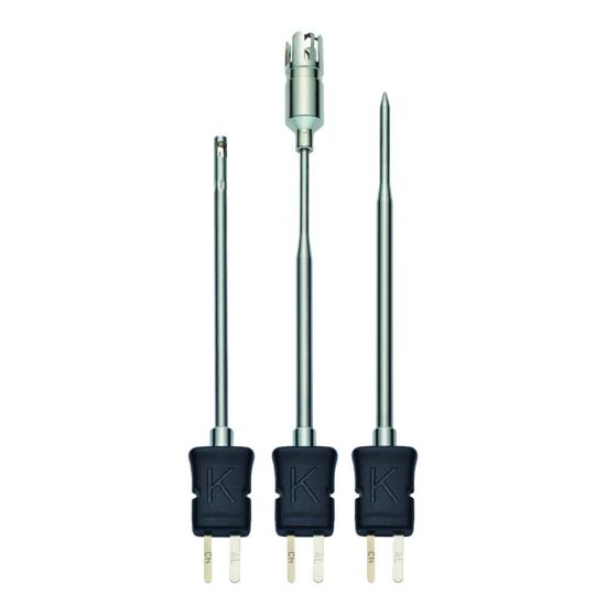Temperature probe set with air sensor, immersion/insertion sensor and ...
