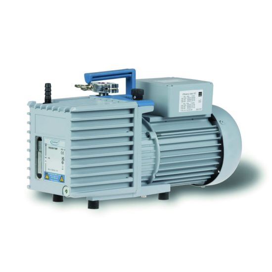 Rotary vane pump RE 6, one-stageThe powerful rotary vane pumps are ideal for laboratory and process applications that require a very good ultimate vacuum at medium to increased gas flow rate. Typical applications are lyophilisation, fine va_1918382