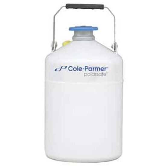 Cole-Parmer Cryogenic Storage Dewar, 2L, with 3 Round Canister Racks ...