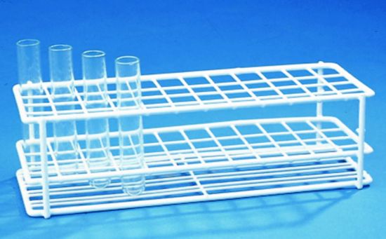 Test tube stands,wire,nylon-coated,18x18 mm height 70 mm,2 x 10 ...