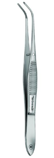 Microscopy forceps 130mm angled, Wironit steel | John Morris Group ...