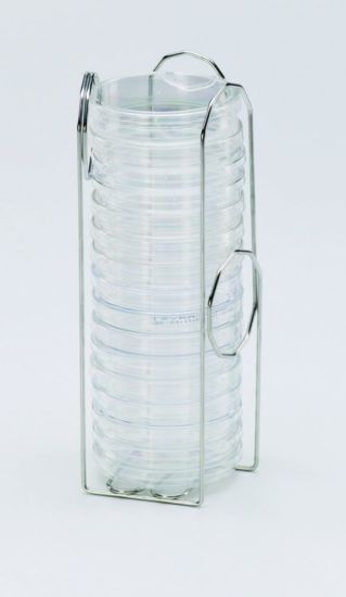 Petri dish rack 