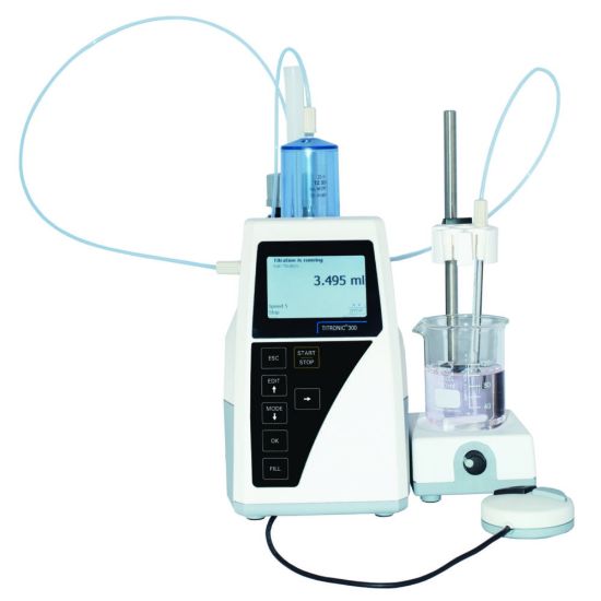 Flask burette Titronic® T 300/20 M2 base unit with dosing unit 20ml TZ ...