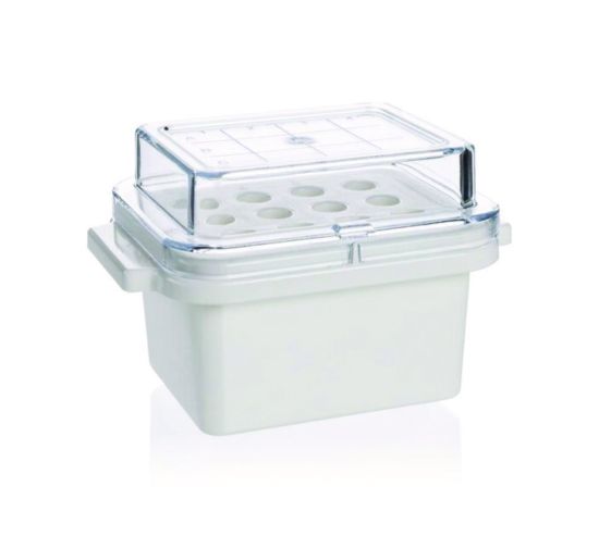 Mini cooler f. 12 x 0.5 - 2 ml tubes, PC, held temp. -70 °C, duration ...