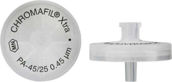 CHROMAFIL Xtra disposable filter PA-45/25 polyamide/nylon, 0.45 μm,25 mm, colourless PP-case labelled, pack of 400_1555731