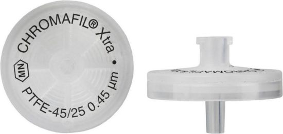 CHROMAFIL Xtra disposable filter PTFE-45/25 PTFE, 0,45 μm, 25 mm, colourless PP-case, labelled, pack of 100_1557566