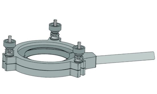Supporting ring DN 150 Polyester, with support rod | John Morris Group