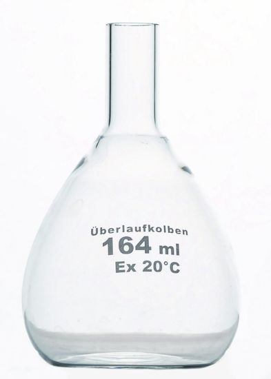 overflow measuring flask 428 ml | John Morris Group