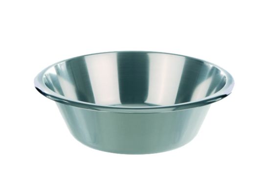 Laboratory bowl 14 L, 18/10-steel diam. 400 mm, height 160 mm, type 1, low form_1576687
