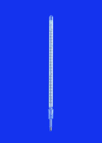 Distillation thermometer 0...+250:1°C with cone NS 14/23, graduated ...