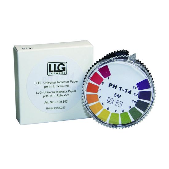 LLG-Universal Indicator paper pH 1-11, 1 roll of 5m pack of 10 | John ...