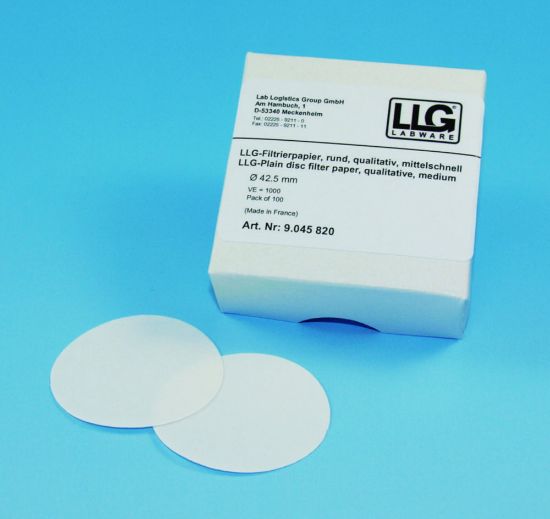 LLG-Qualitative filter paper, circlesSlow, pore size 2 to 4 μm._1930900