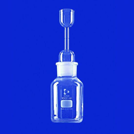 Pycnometer Heads with Wide-Neck Bottle with Conical Shoulder, Cap. ml ...