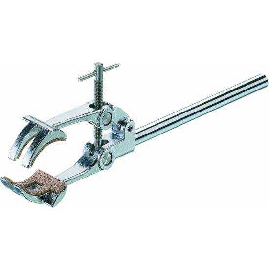 Universal clamp zinc die-cast nickel-plated, cork insert, clamping ...
