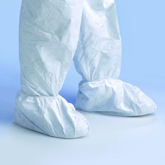 Disposable Overshoes Tyvek® 500, size 42-46 type TY POSA S WH 00, anti-slip, white, PE-Spunbond nonwoven, pack of 200_1816517