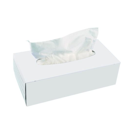 LLG-Laboratory- and hygiene tissues 21x22cm white, 2-ply, dispenser box ...