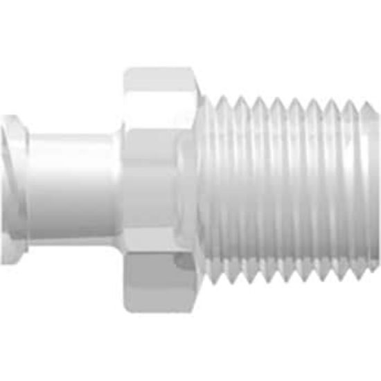 Value Plastics Luer to Threaded Fitting, Straight Adapter ...