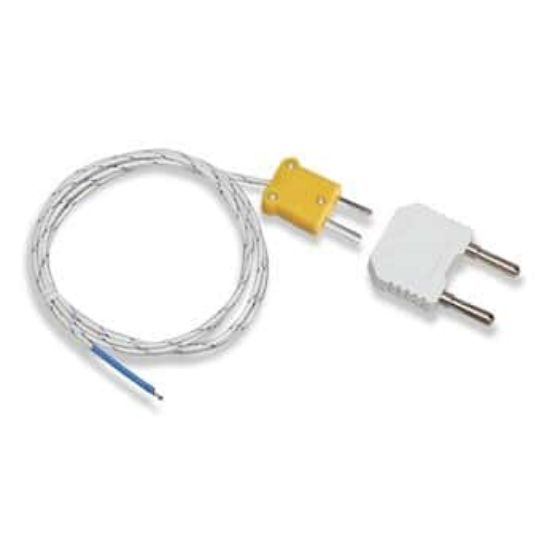Extech Bead Wire Temperature Probe, Type K, Subminiature with Banana ...