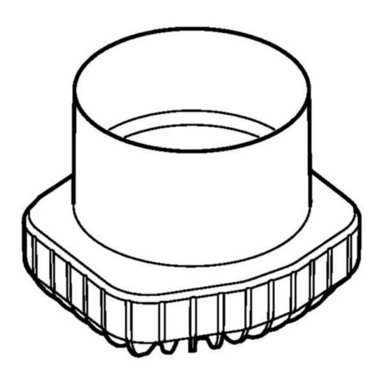 Adapter for 500 mL bottle, for 1 bottle 500 mL for rotor S-4xUniversal, set of 2 pieces_2320980